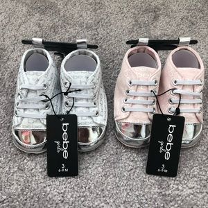 Bebe Girl’s Crib Shoes 6-9 months